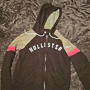 Hollister Zip-Up Hoodie Medium